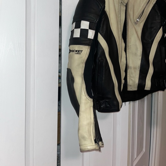 VINTAGE Joerocket leather Motorcycle jacket - Picture 3 of 15